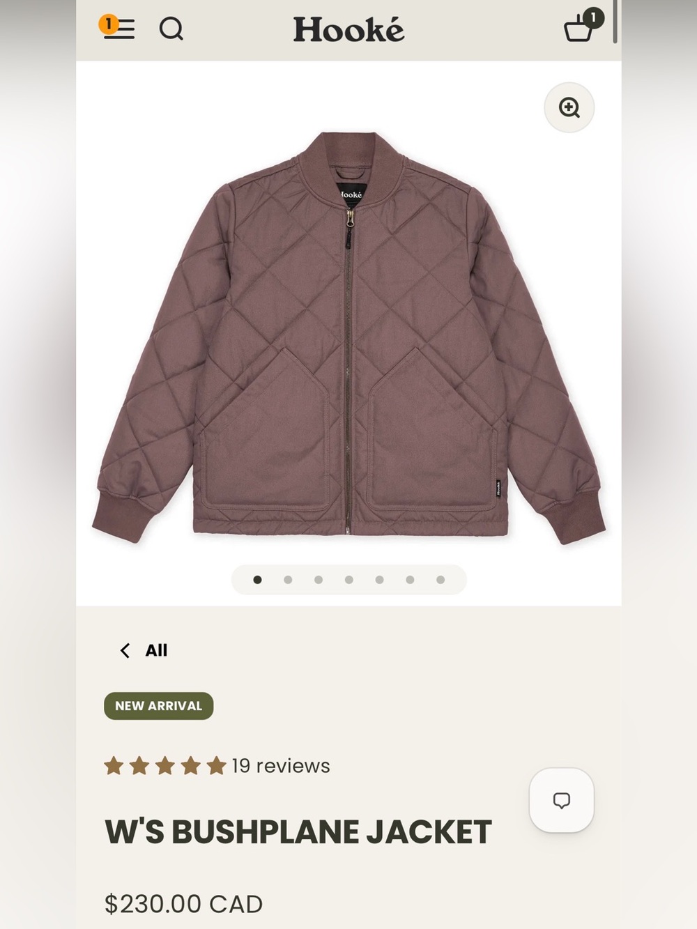 Hooke Bushplane Jacket